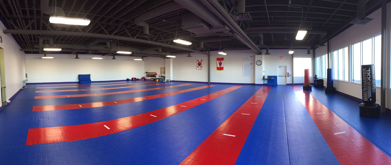 One of the largest martial arts training floors in Canada